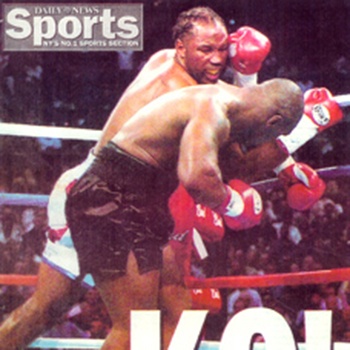 Lennox Lewis on Sports Illustrated magazine cover