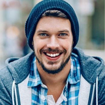 Man with healthy smile