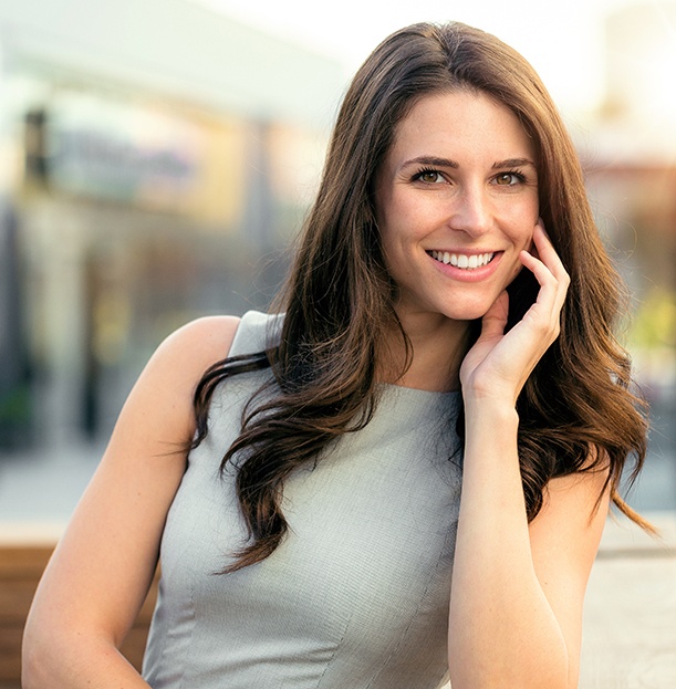 Young woman with beautiful smile